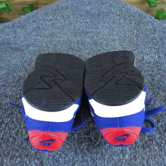 Nike Boys Sneaker Air Max 90 Premium Sz T 6 Medium Blue Synthetic‎ Lace Up - Picture 5 of 6